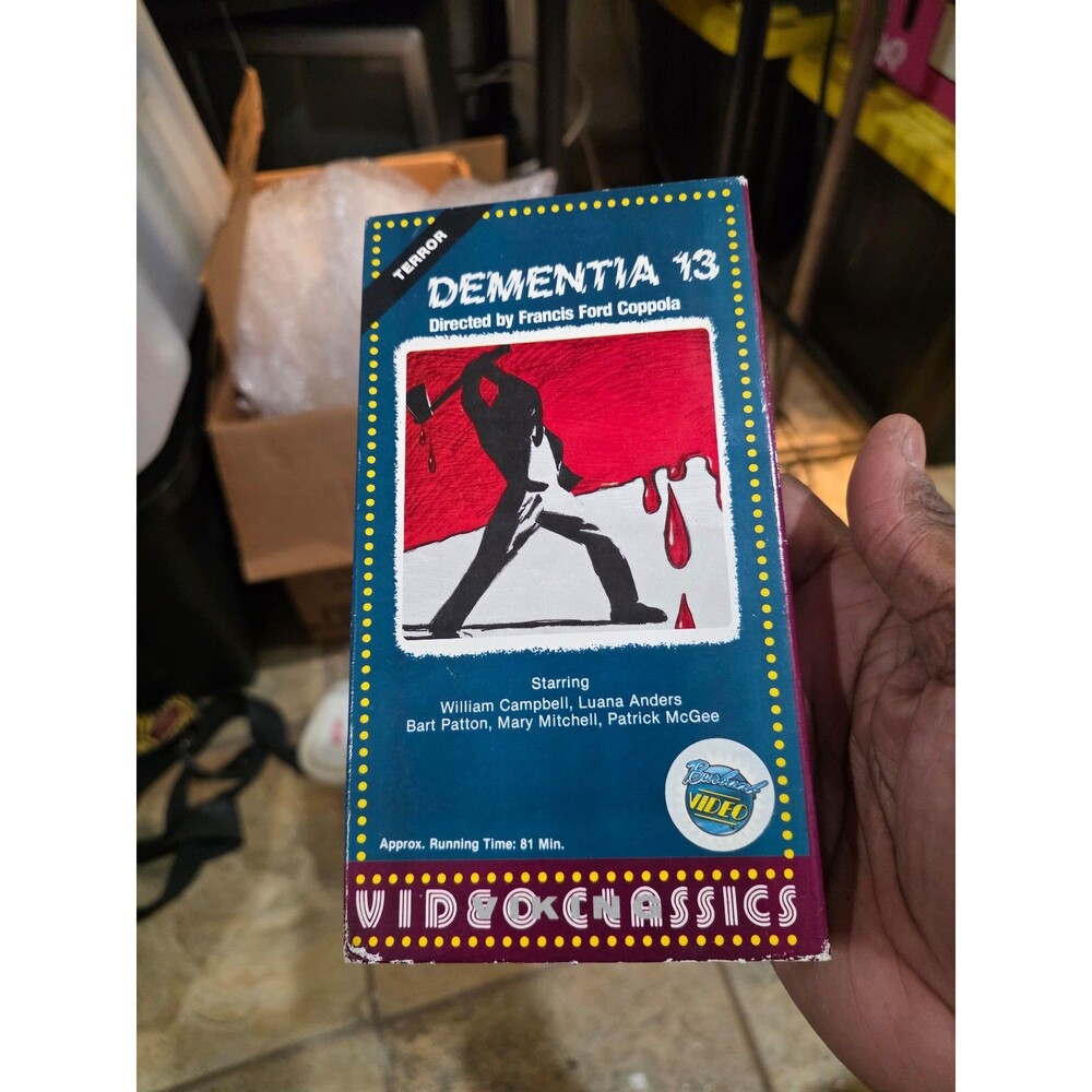 Dementia 13 VHS VCC 923 Videoclassics Horror Francis Ford Coppola Cult Horror